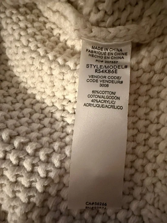 Splendid Dre Cardigan Moonstone Cream Size M - Picture 10 of 11